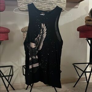 Harley-Davidson Chicago Black Graphic Tank Top